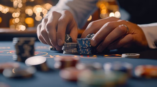 r33 mobile app interface showing live blackjack table on Android device
